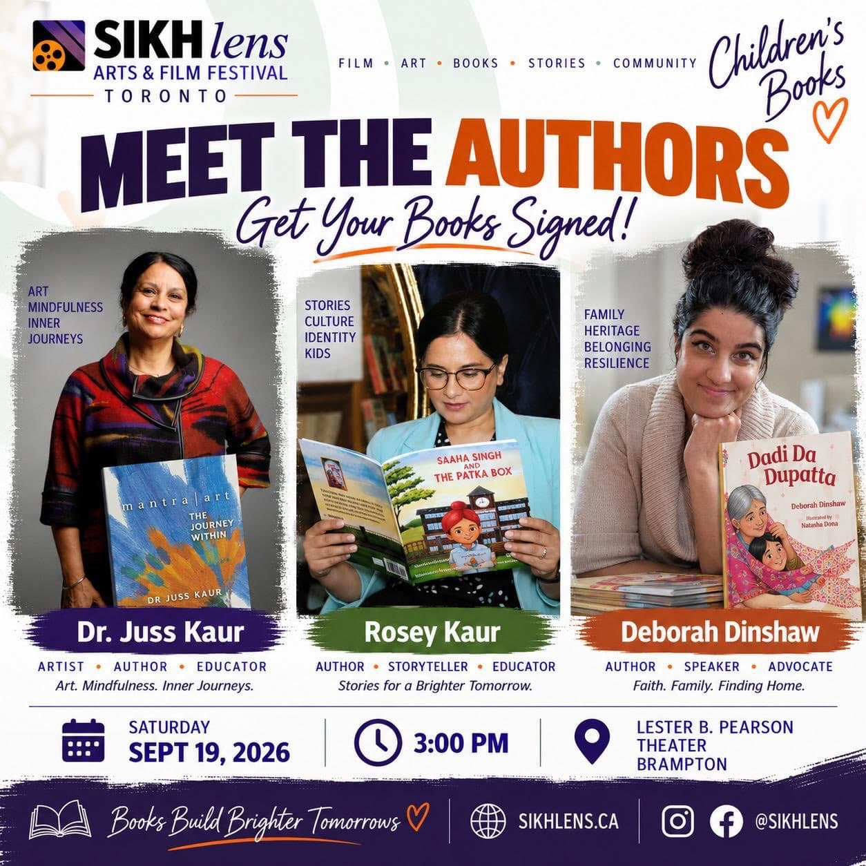 📚 MEET THE AUTHORS at Sikhlens Toronto 2026!