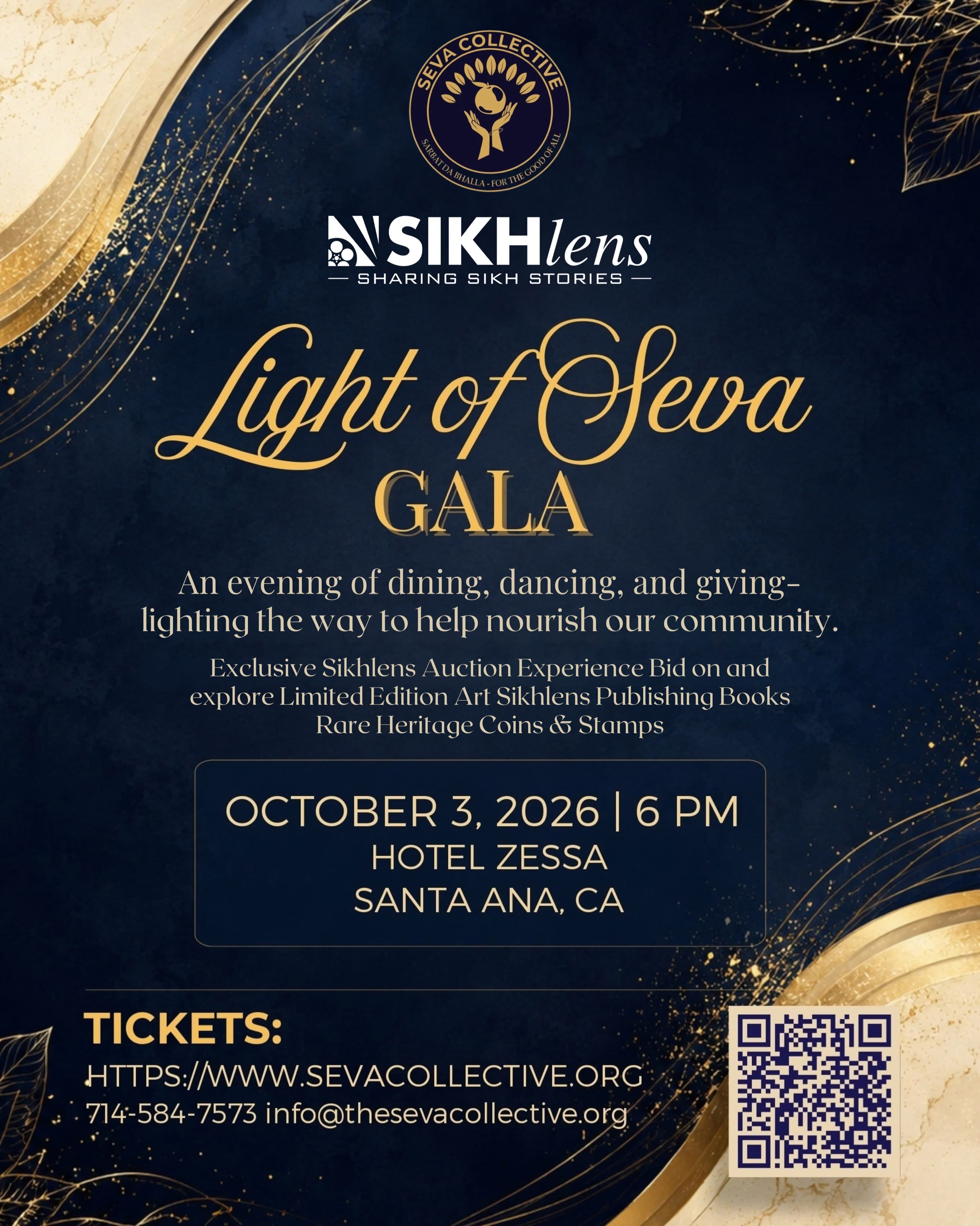 Join Sikhlens at the Light of Seva Gala ✨