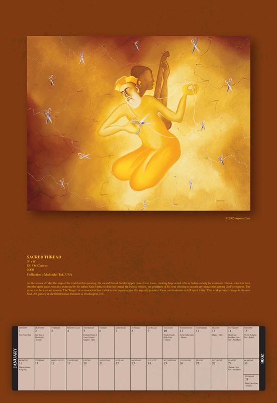 January: SACRED THREAD