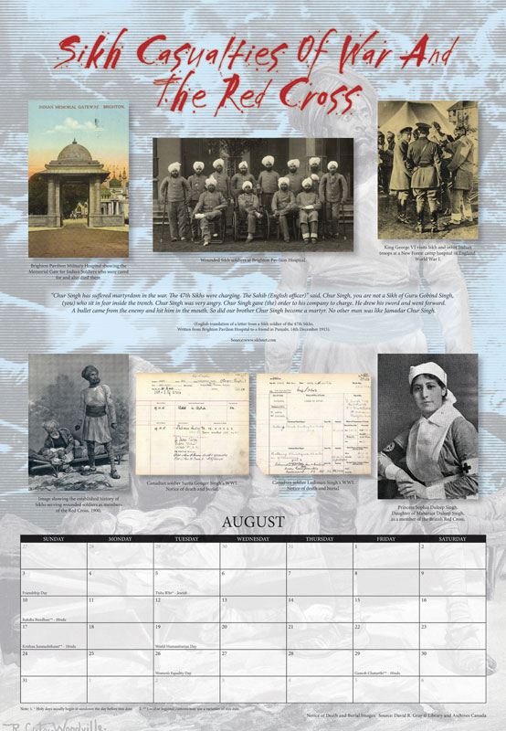 August: Sikh Casualties Of War And The Red Cross