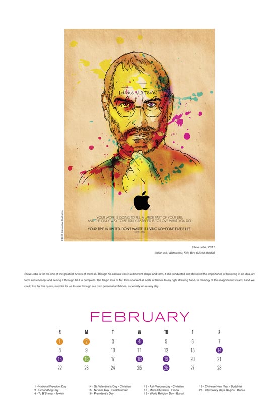 February: Steve Jobs