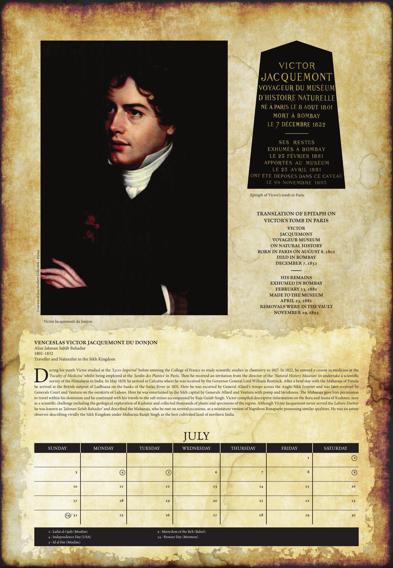 July: JACQUEMONT