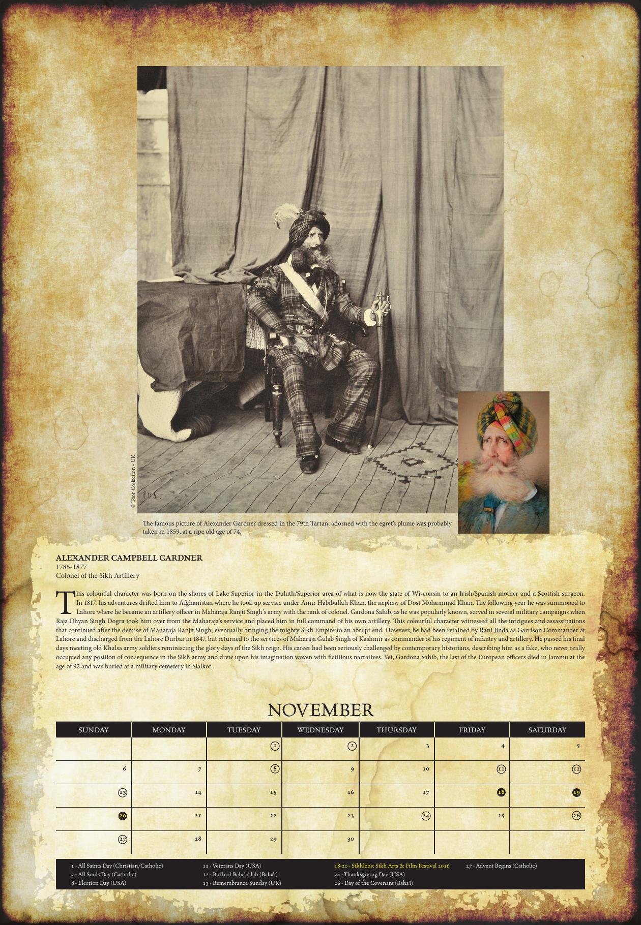 November: GARDNER