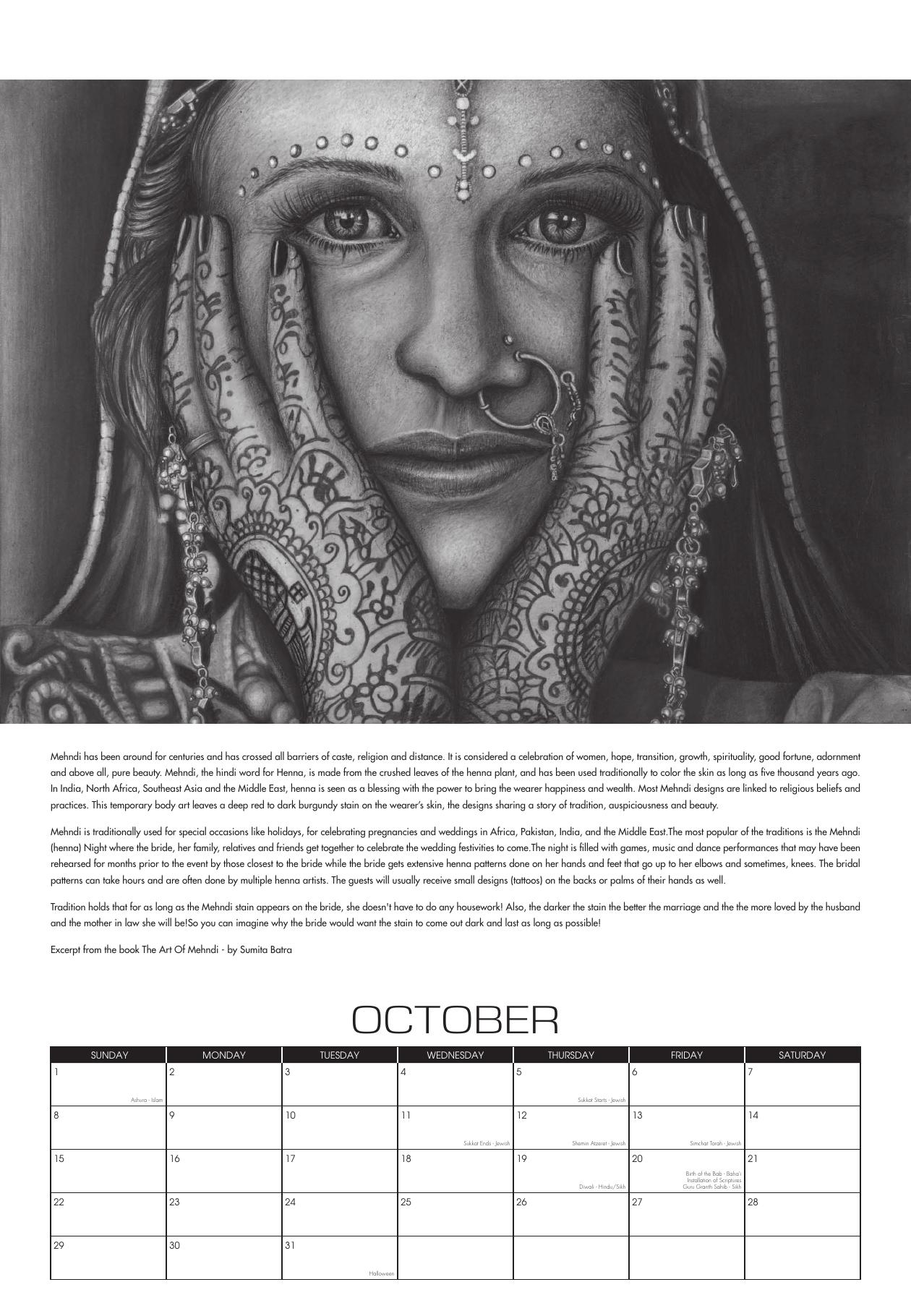 October: Indian Bride