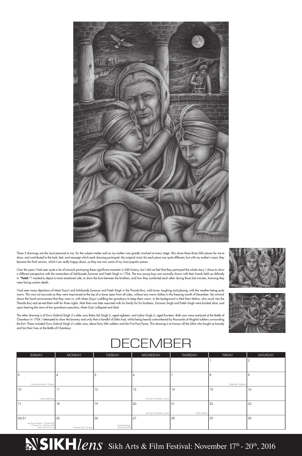 December: Mata Gujuri