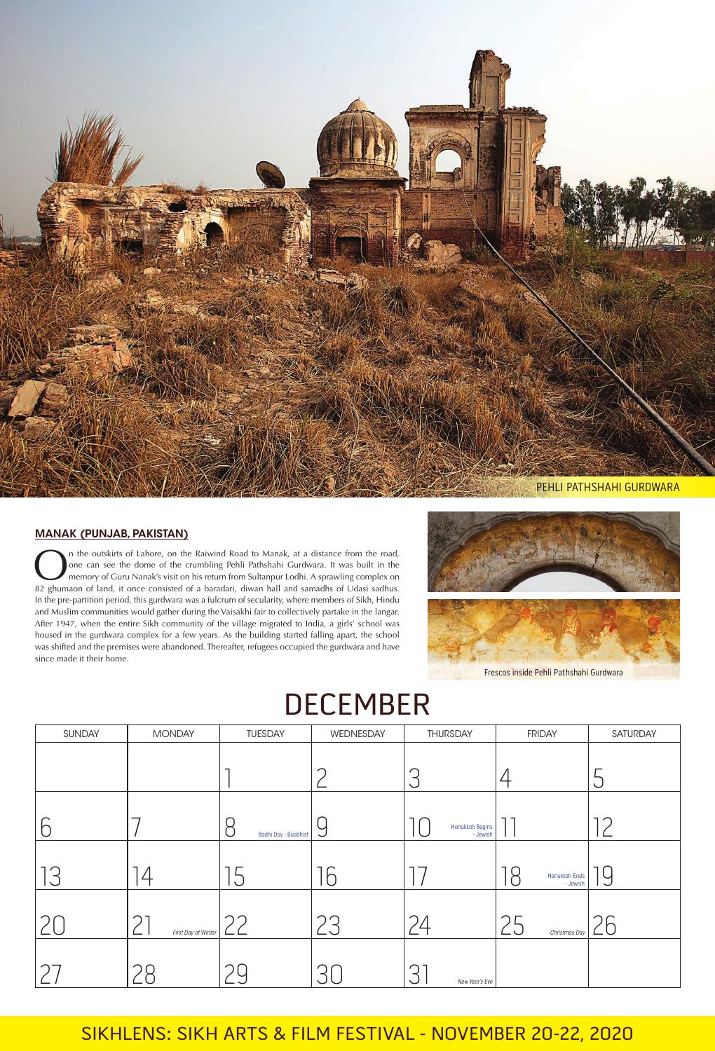 December: MANAK (PUNJAB, PAKISTAN