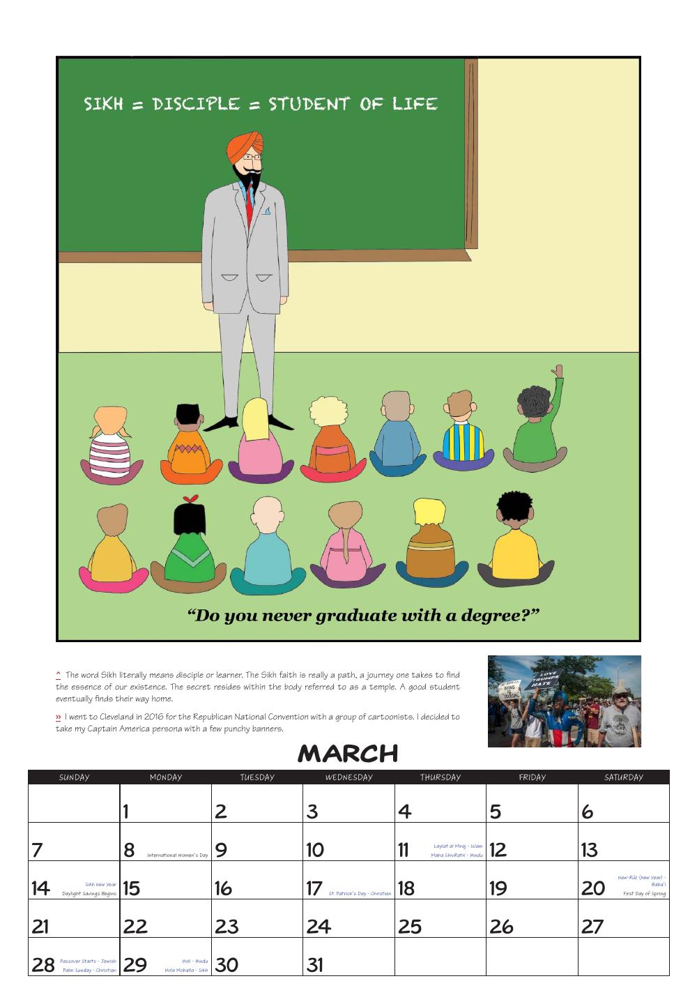 March