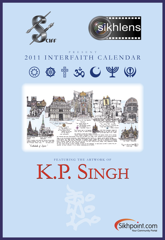 2011 Sikhpoint Calendar: Interfaith Calendar, K.P. Singh