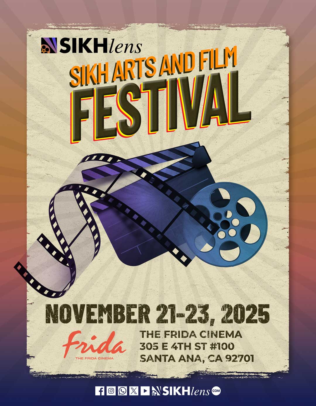 Sikh Arts and Film Festival 2025 Poster